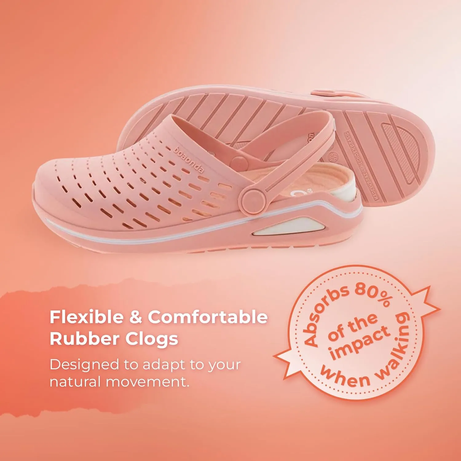 Kin - Women’s Clogs | Comfortable Waterproof Clogs for Women for Everyday Use | Durable and Lightweight Women’s Slip-On Shoes Made with Flexible Rubber for a Soft and Adaptive Fit