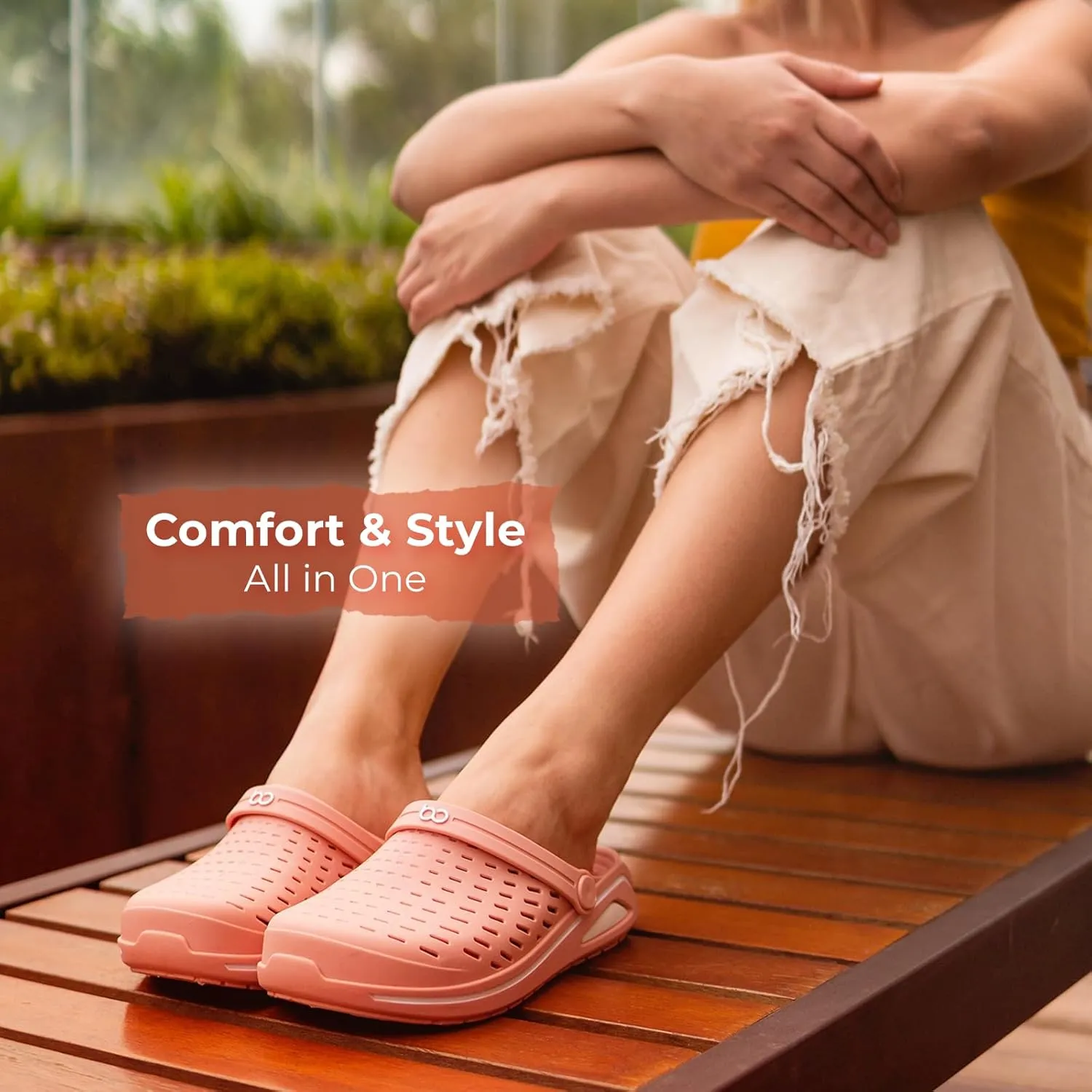 Kin - Women’s Clogs | Comfortable Waterproof Clogs for Women for Everyday Use | Durable and Lightweight Women’s Slip-On Shoes Made with Flexible Rubber for a Soft and Adaptive Fit