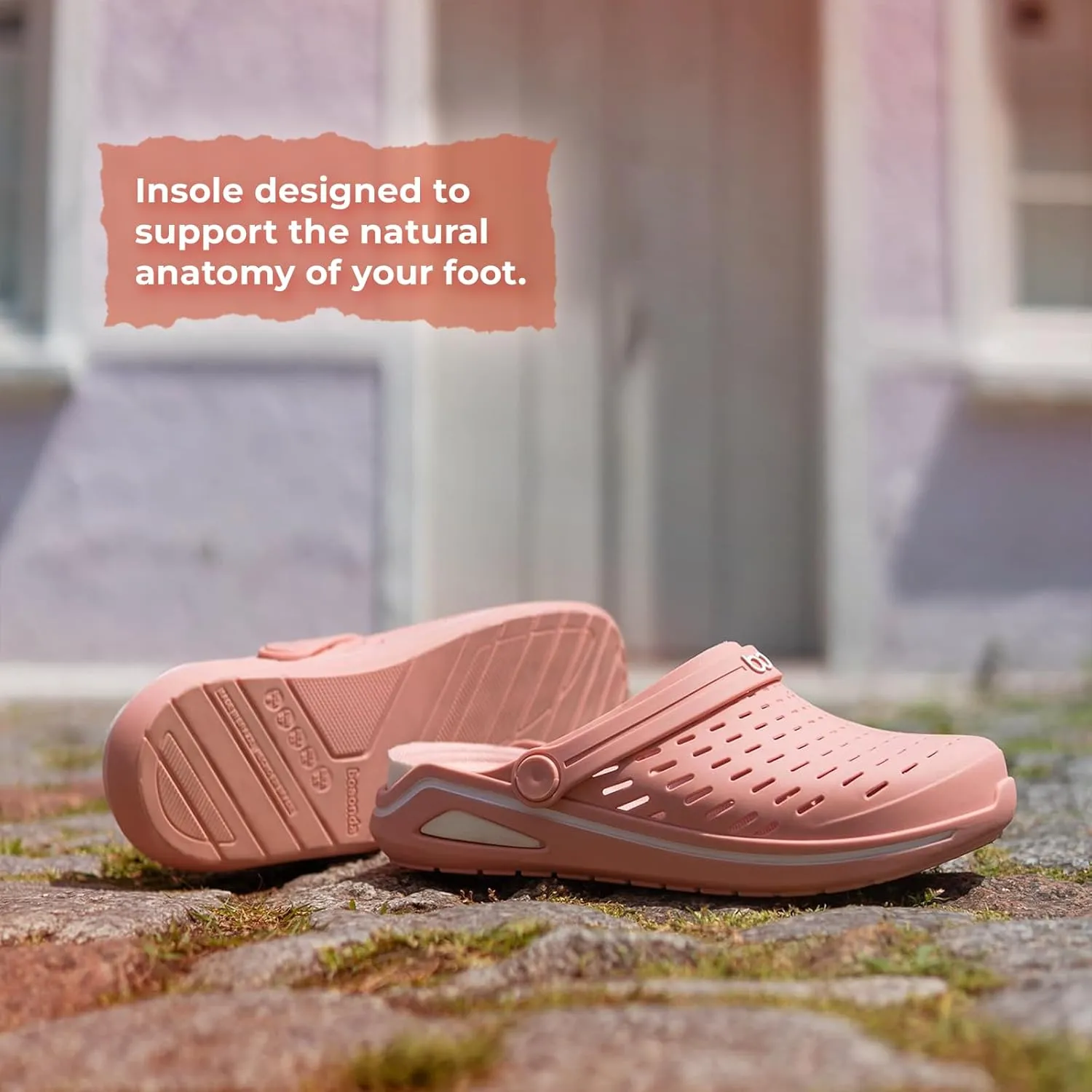 Kin - Women’s Clogs | Comfortable Waterproof Clogs for Women for Everyday Use | Durable and Lightweight Women’s Slip-On Shoes Made with Flexible Rubber for a Soft and Adaptive Fit