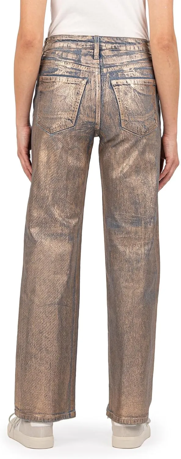 KUT from the Kloth Women's Sienna High Rise Wide Leg-5 Pockets