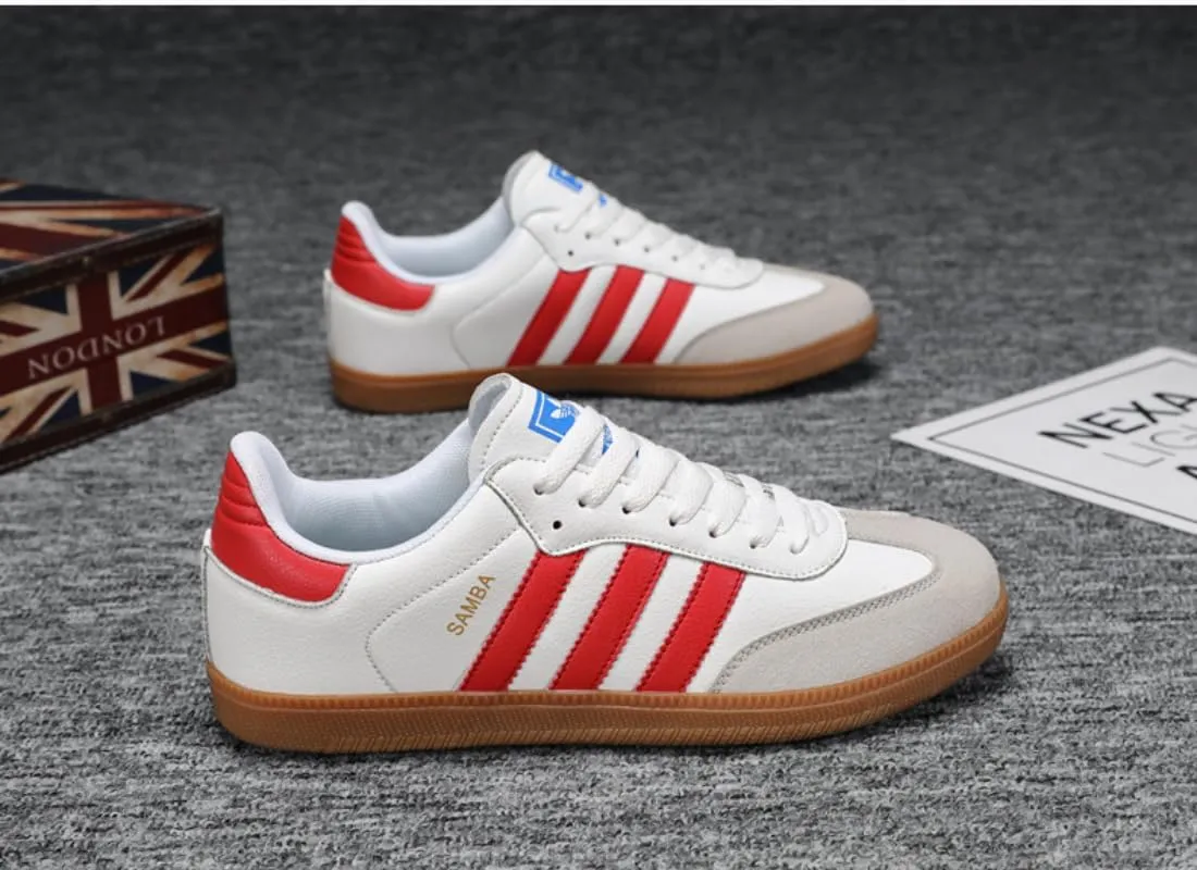 Lightweight Sneakers for Jogging Breathable Running Shoes for Men Anti-Slip Colorblocked Stripe Print Shoes