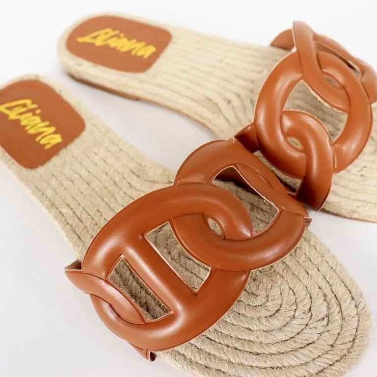 Liliana Comfortable Espadrille Flat Sandal with PU Foam Upper - Lightweight Platform, Breathable Design, Summer Beach Shoes, AILEEN-1