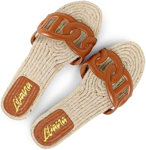 Liliana Comfortable Espadrille Flat Sandal with PU Foam Upper - Lightweight Platform, Breathable Design, Summer Beach Shoes, AILEEN-1