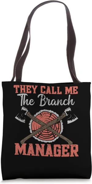 Logger Work Boots Lumberjack Equipment Arborist Gear Tote Bag