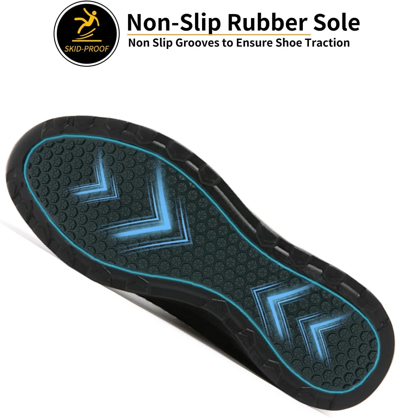 LUPWEE Steel Toe Shoes for Men Women, Slip Resistant Safety Work Shoes Puncture Proof Comfortable Indestructible Sneakers with Specialized Work Insole for Industry Construction Warehouse