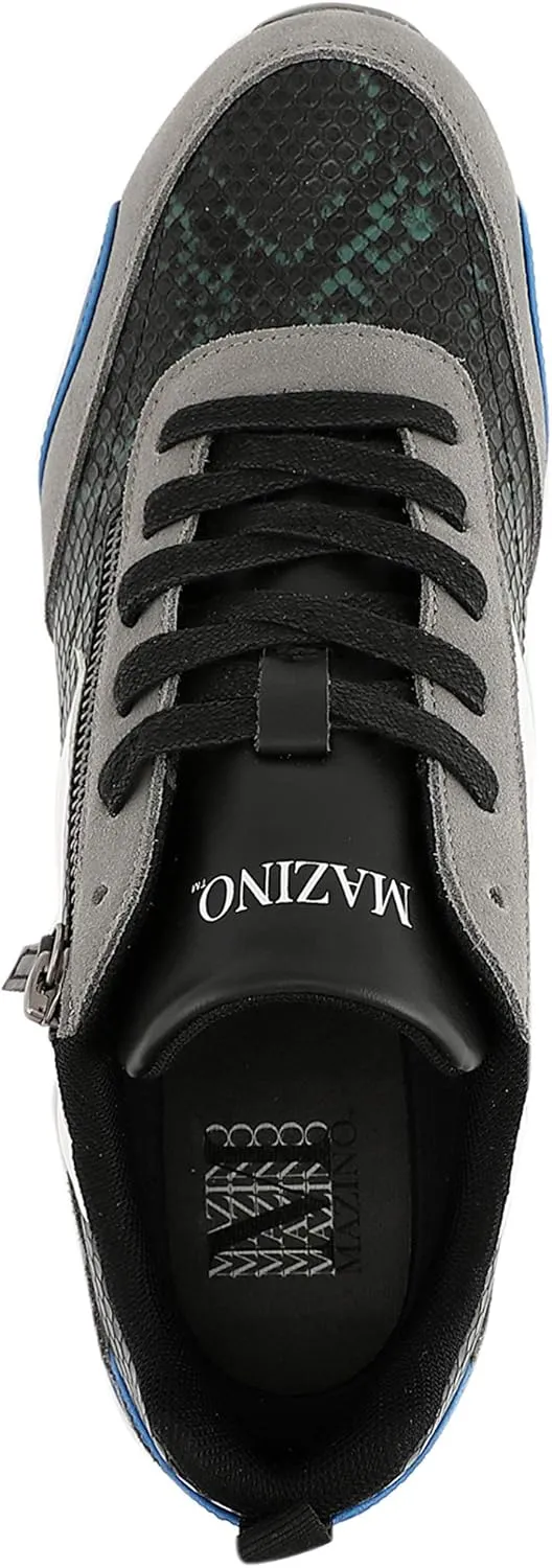 Mazino Mens Low Top Sneakers - Casual Sneaker for Men - Mens Lace-Up Tennis Shoes