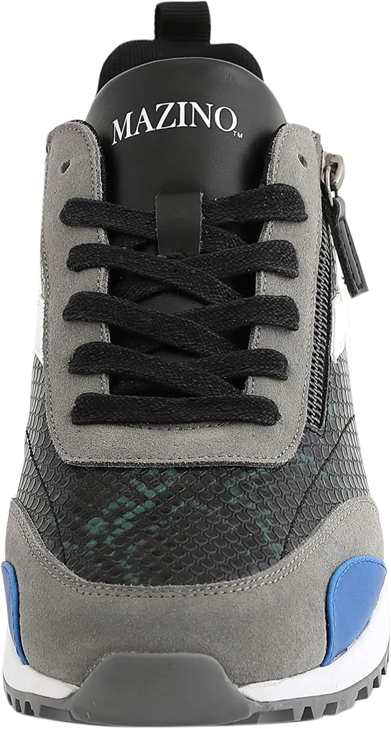 Mazino Mens Low Top Sneakers - Casual Sneaker for Men - Mens Lace-Up Tennis Shoes