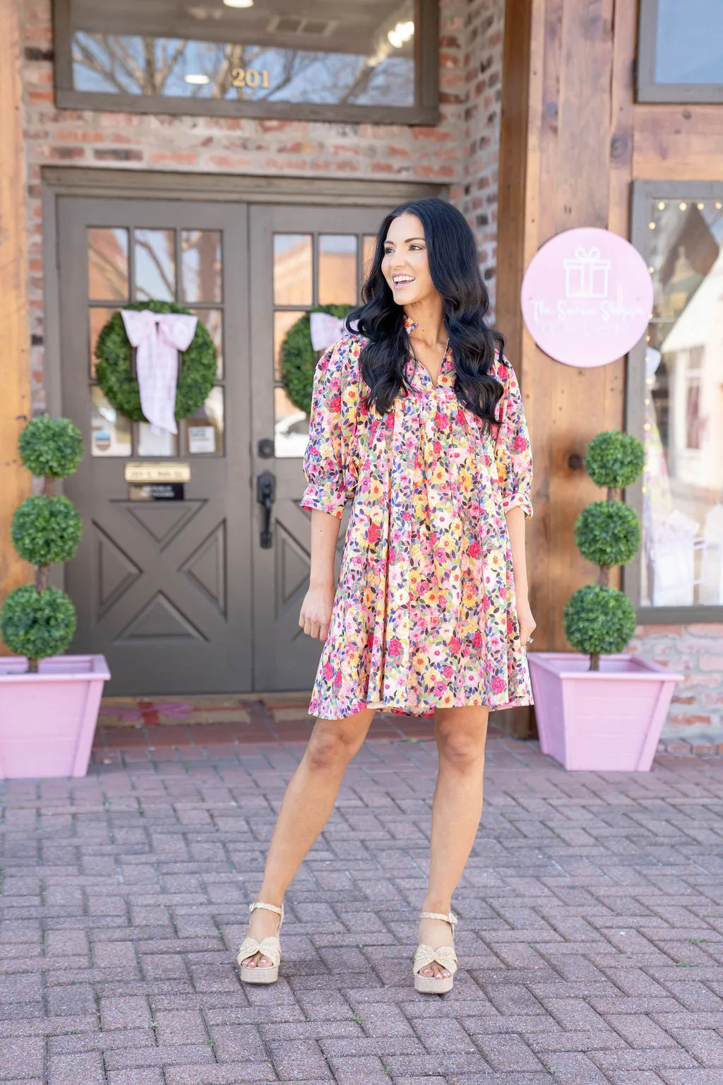 Meadow Bloom Dress, Multi