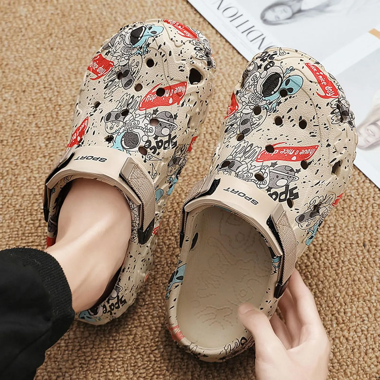 Men Slip On Garden Clogs: Classic Summers - Outdoor Fashions Beach Sandals