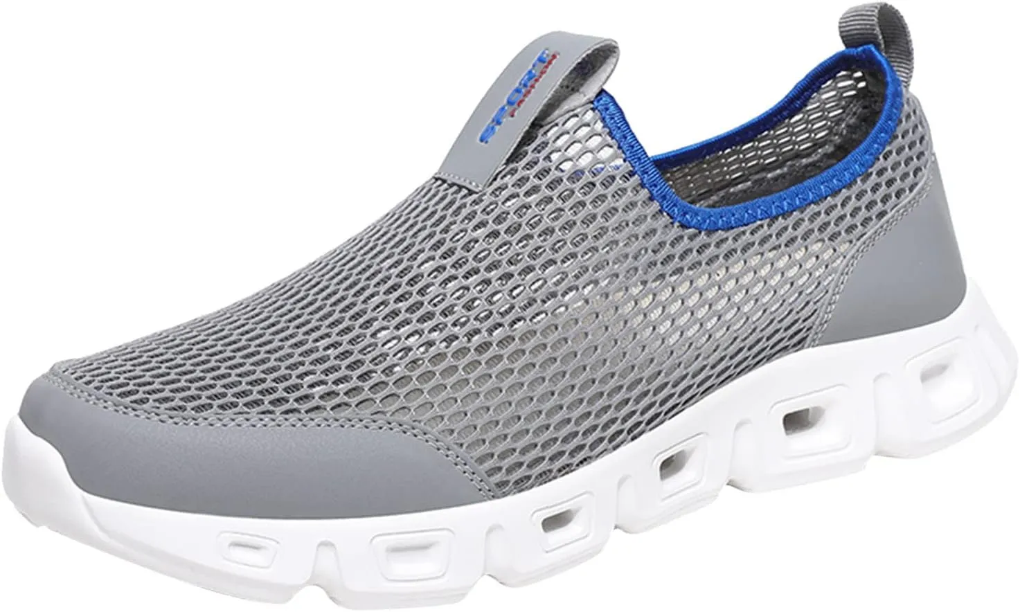 Men Sports Shoes Couple Shoes Fashionable New Pattern Hollow Mesh Breathable Comfortable Sports Mens Slip on Sneaker Men's Sa