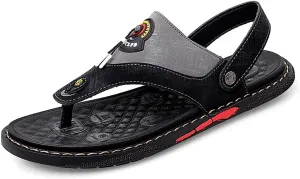 Men's Beach Sandals Handmade Sandals Fishing Outdoor Adjustable Casual Walking Shoes