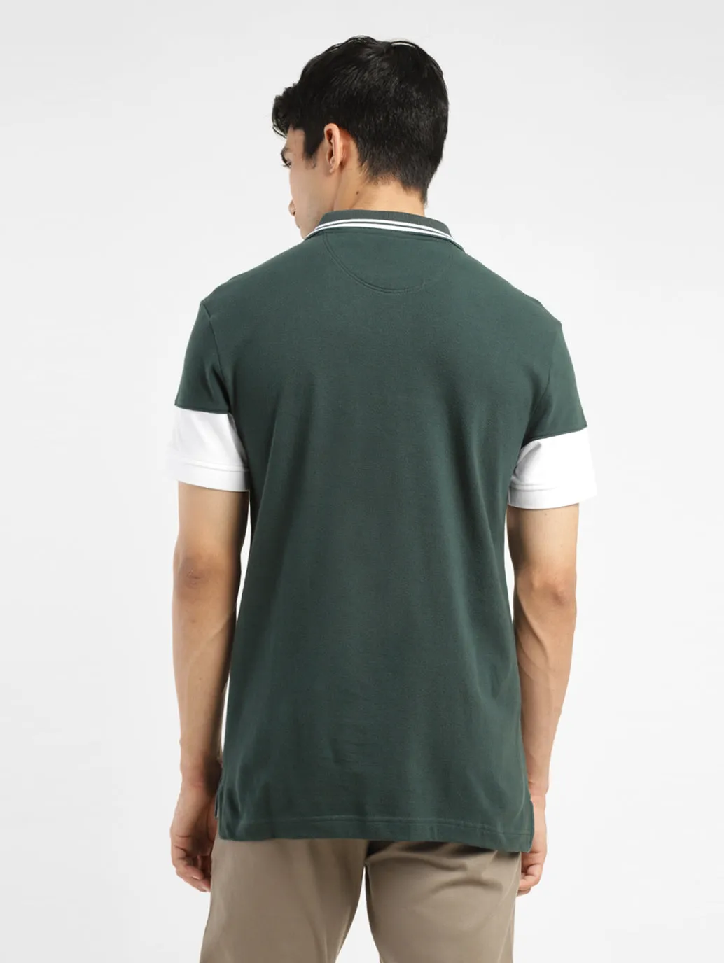 Men's Colorblock Polo T-shirt