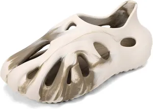 Mens Fashion Garden Clogs,Volcanic Lava Design,EVA Material,Lightweight,Durable,Non-slip,Beach Shoes,Gardening Shoes,Indoor and Outdoor Sandals.