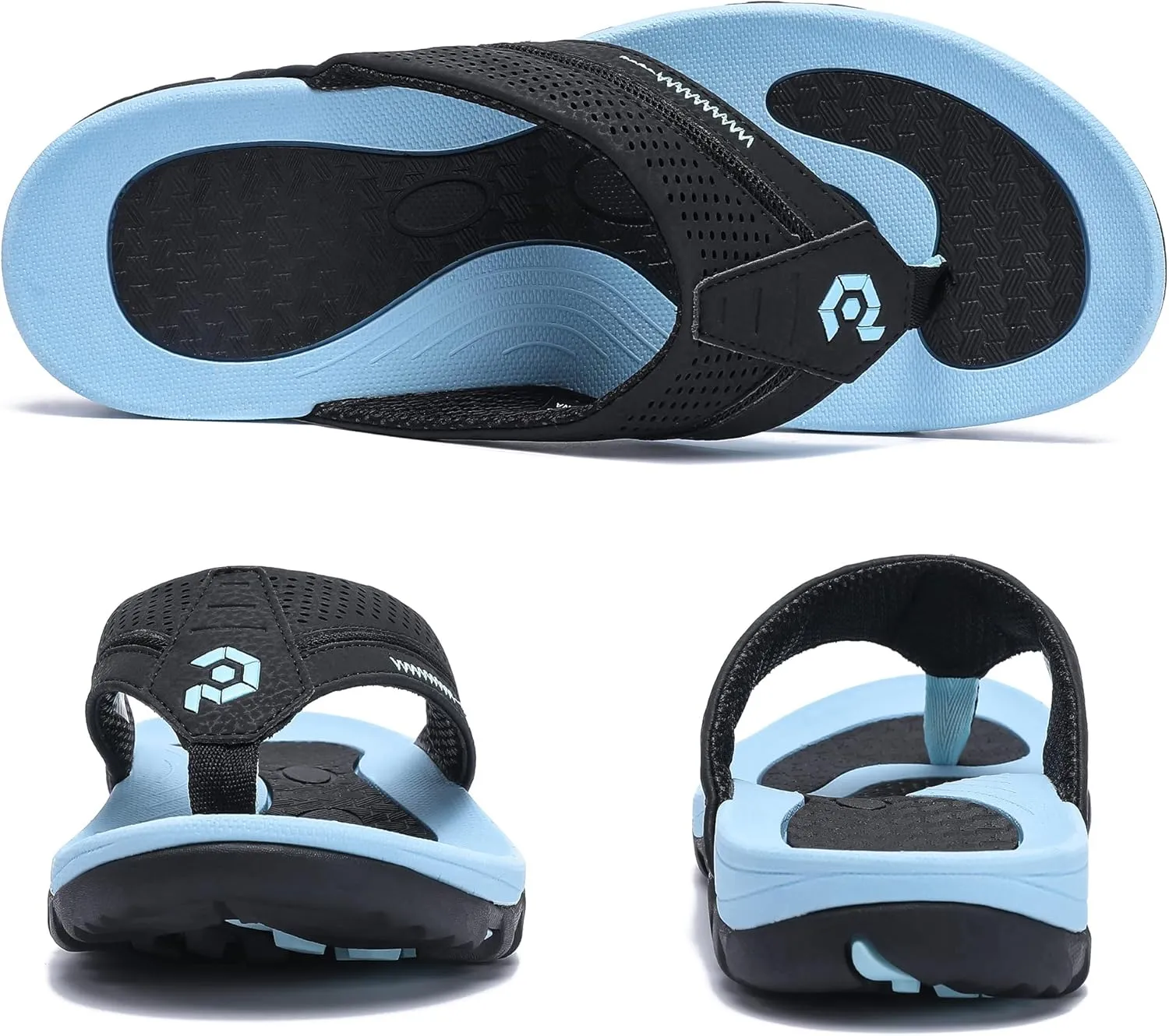 Men's Flip-Flops, Thongs Sandals Durable Comfort Slippers for Beach