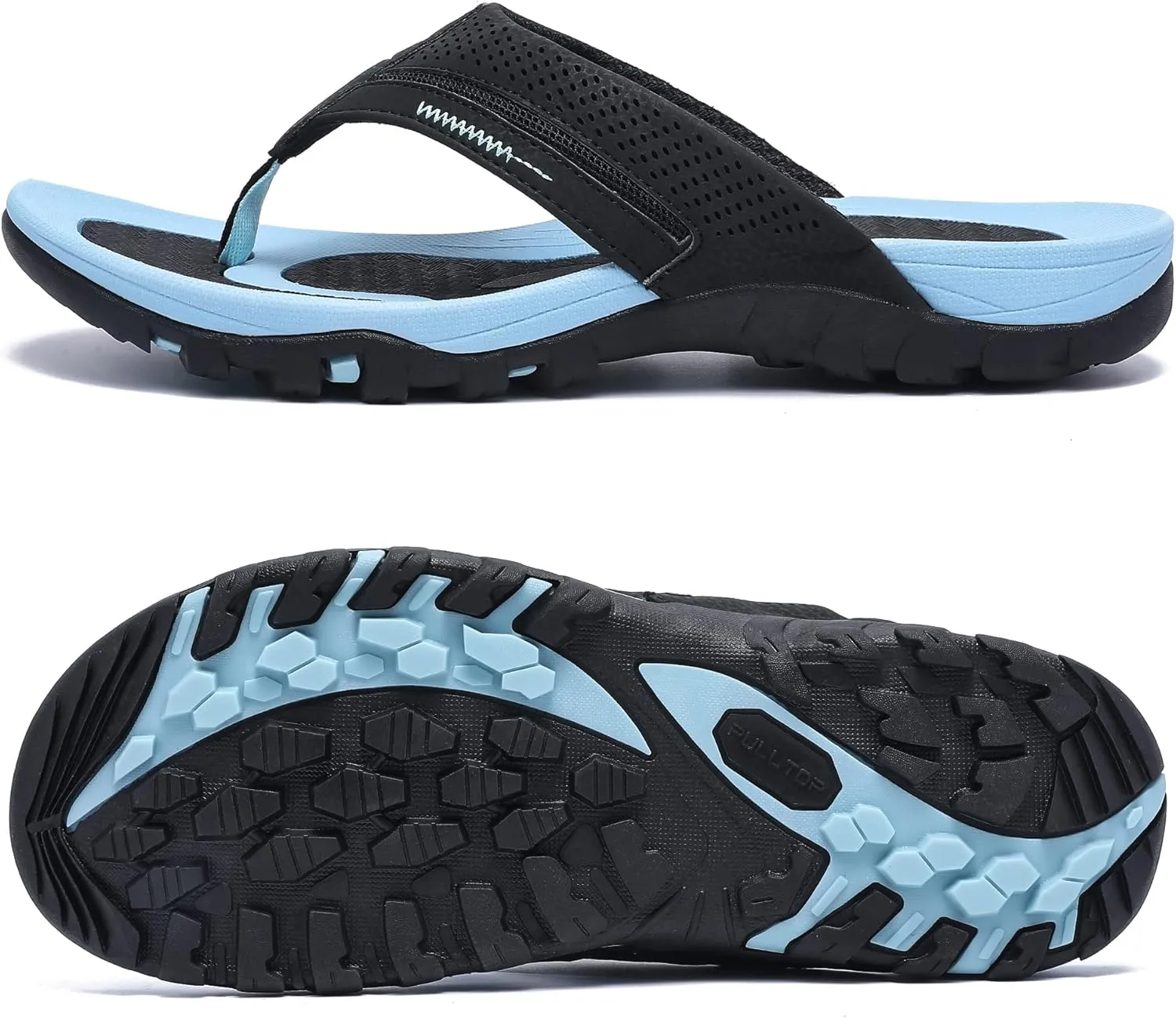 Men's Flip-Flops, Thongs Sandals Durable Comfort Slippers for Beach