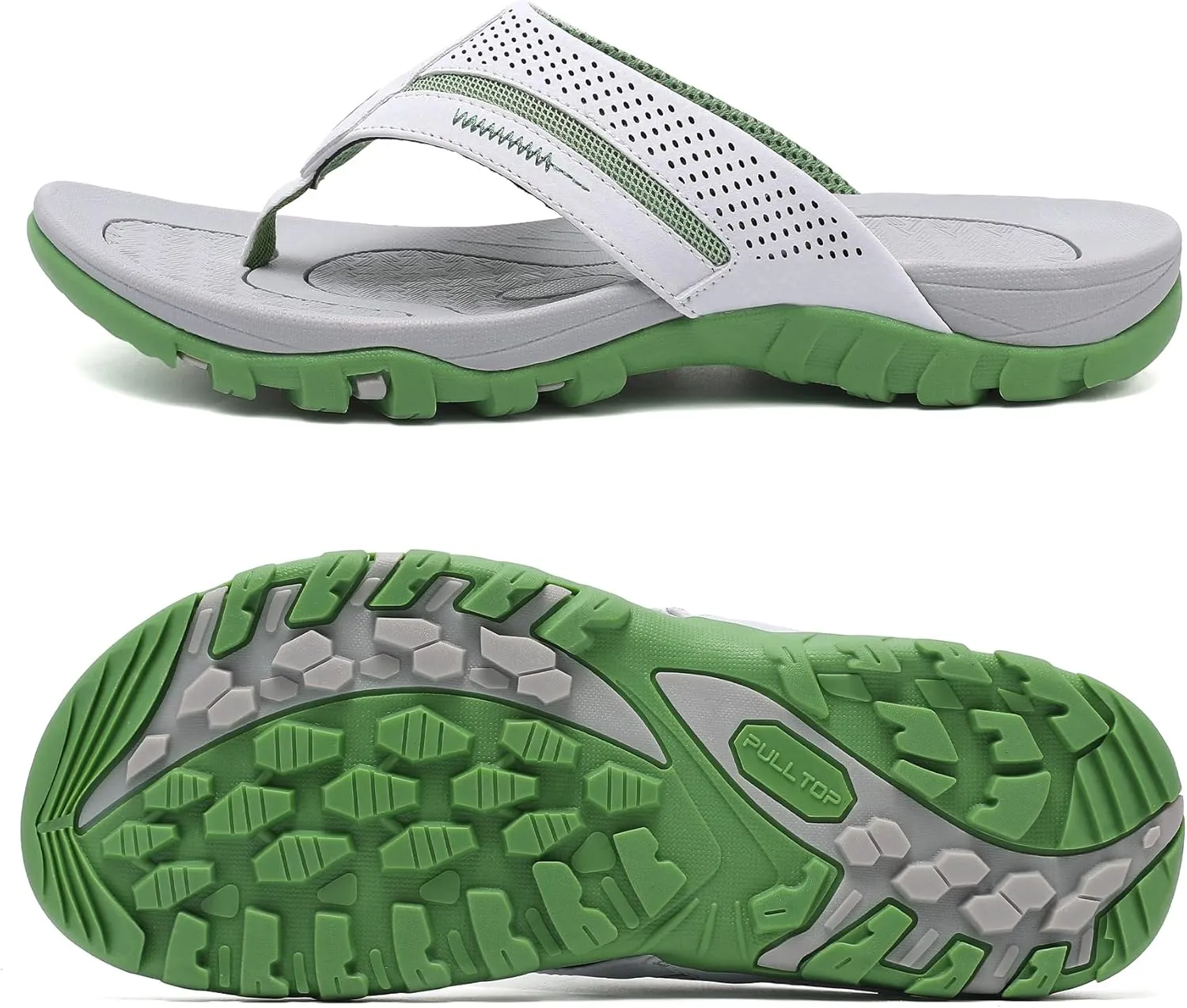 Men's Flip-Flops, Thongs Sandals Durable Comfort Slippers for Beach