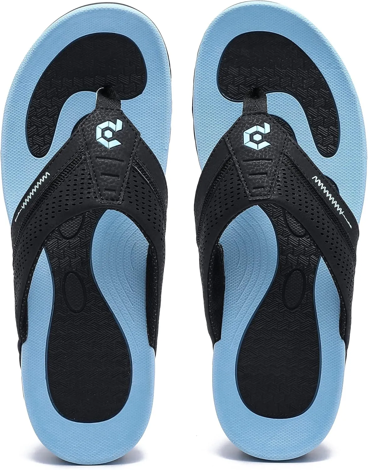 Men's Flip-Flops, Thongs Sandals Durable Comfort Slippers for Beach