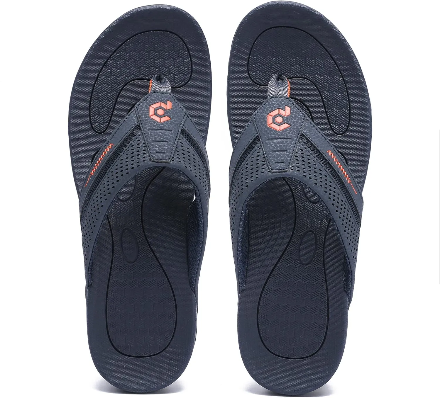 Men's Flip-Flops, Thongs Sandals Durable Comfort Slippers for Beach