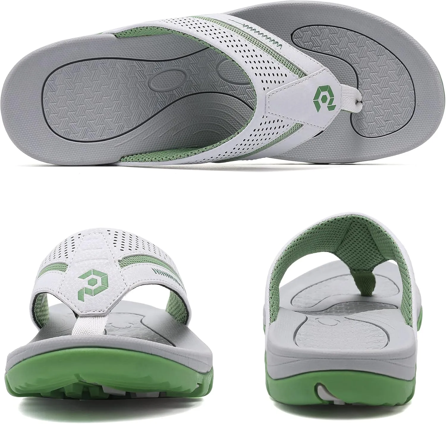 Men's Flip-Flops, Thongs Sandals Durable Comfort Slippers for Beach