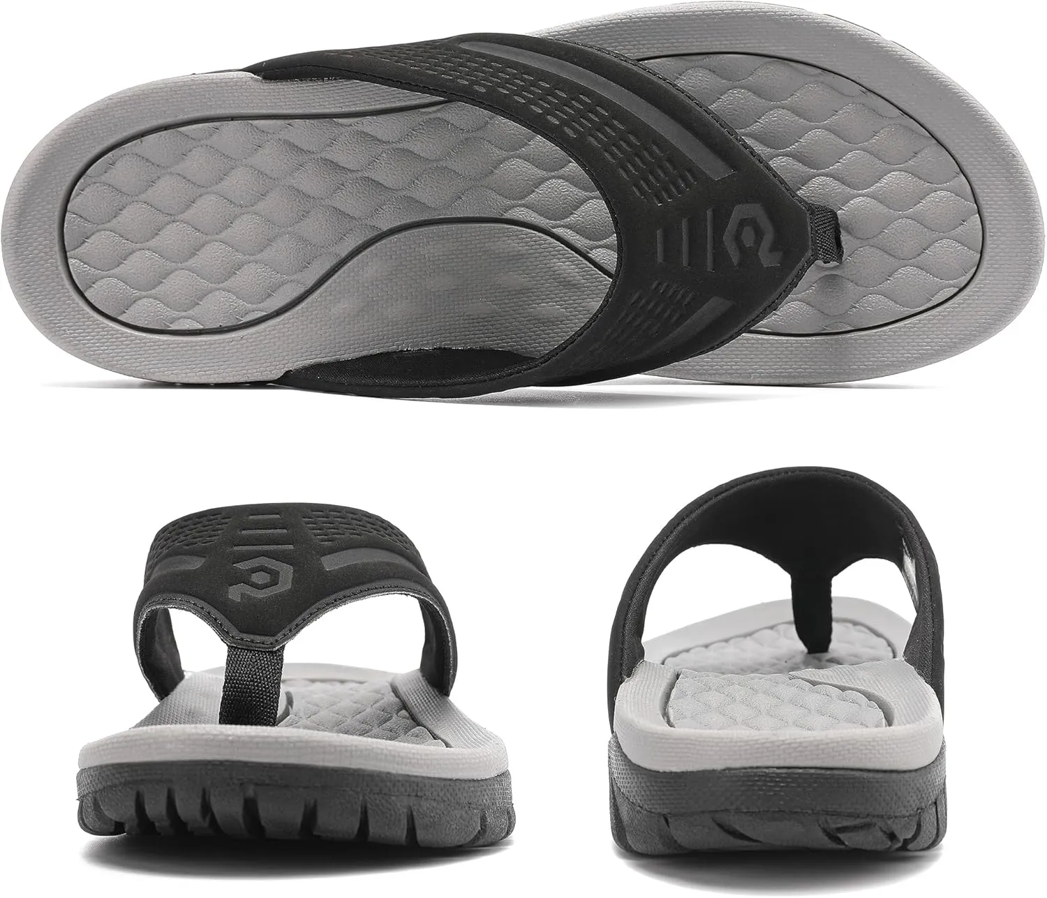 Men's Flip-Flops, Thongs Sandals Durable Comfort Slippers for Beach