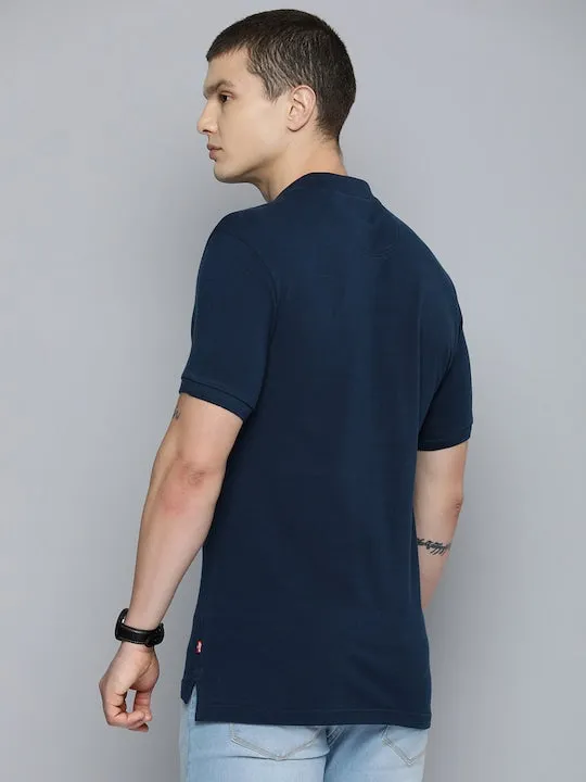 Men's Striped Polo T-shirt