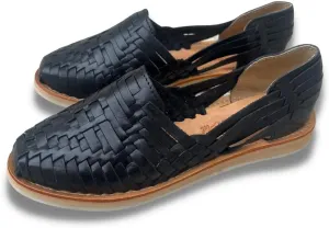 Mexico en la Piel Leather Huarache Sandals. Comfortable Flats For Woman.