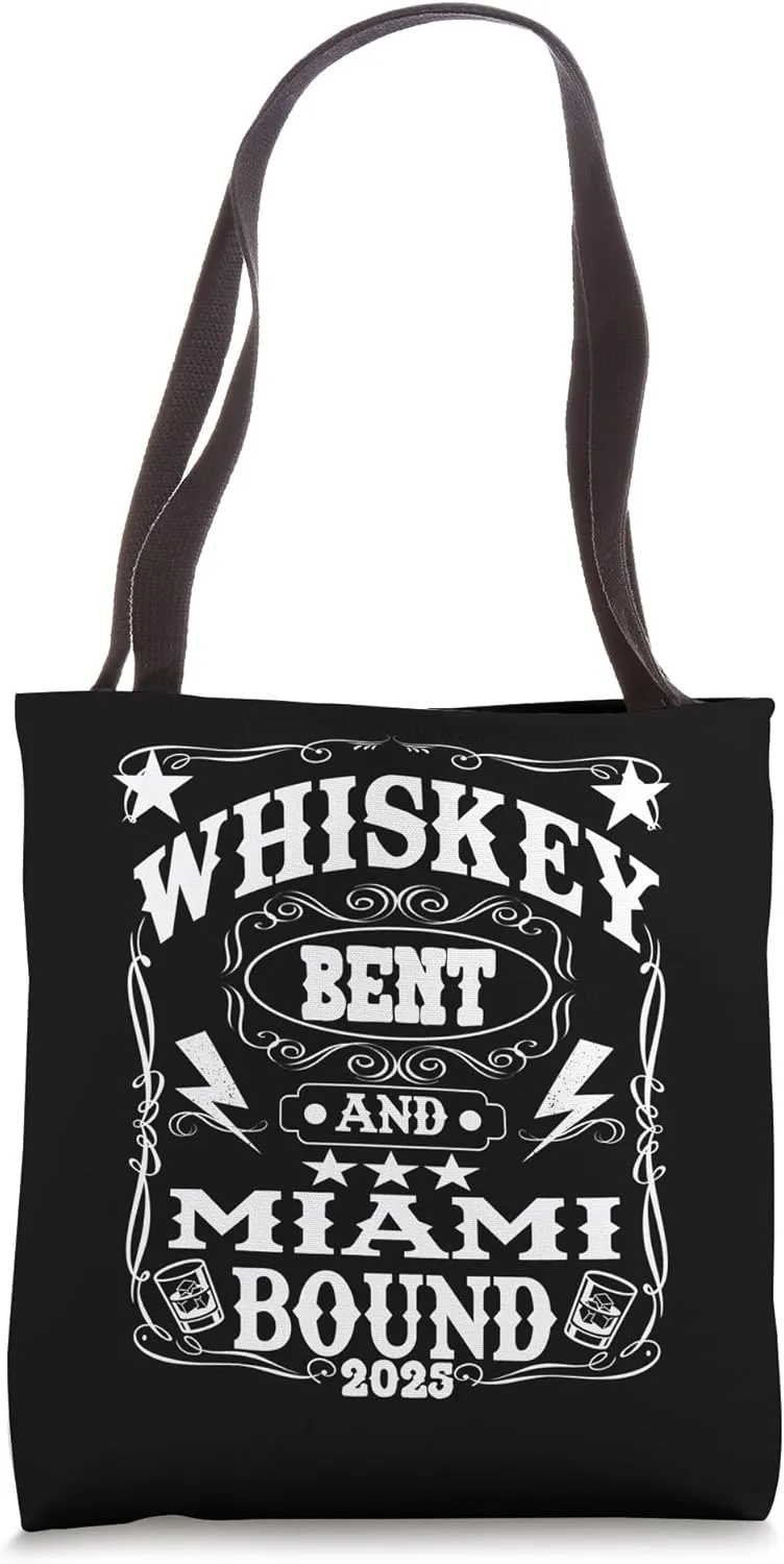 Miami Whiskey Bent Matching Group Party Tote Bag