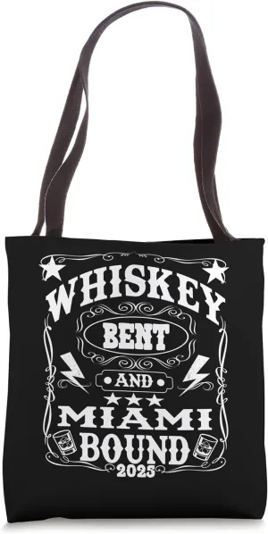 Miami Whiskey Bent Matching Group Party Tote Bag