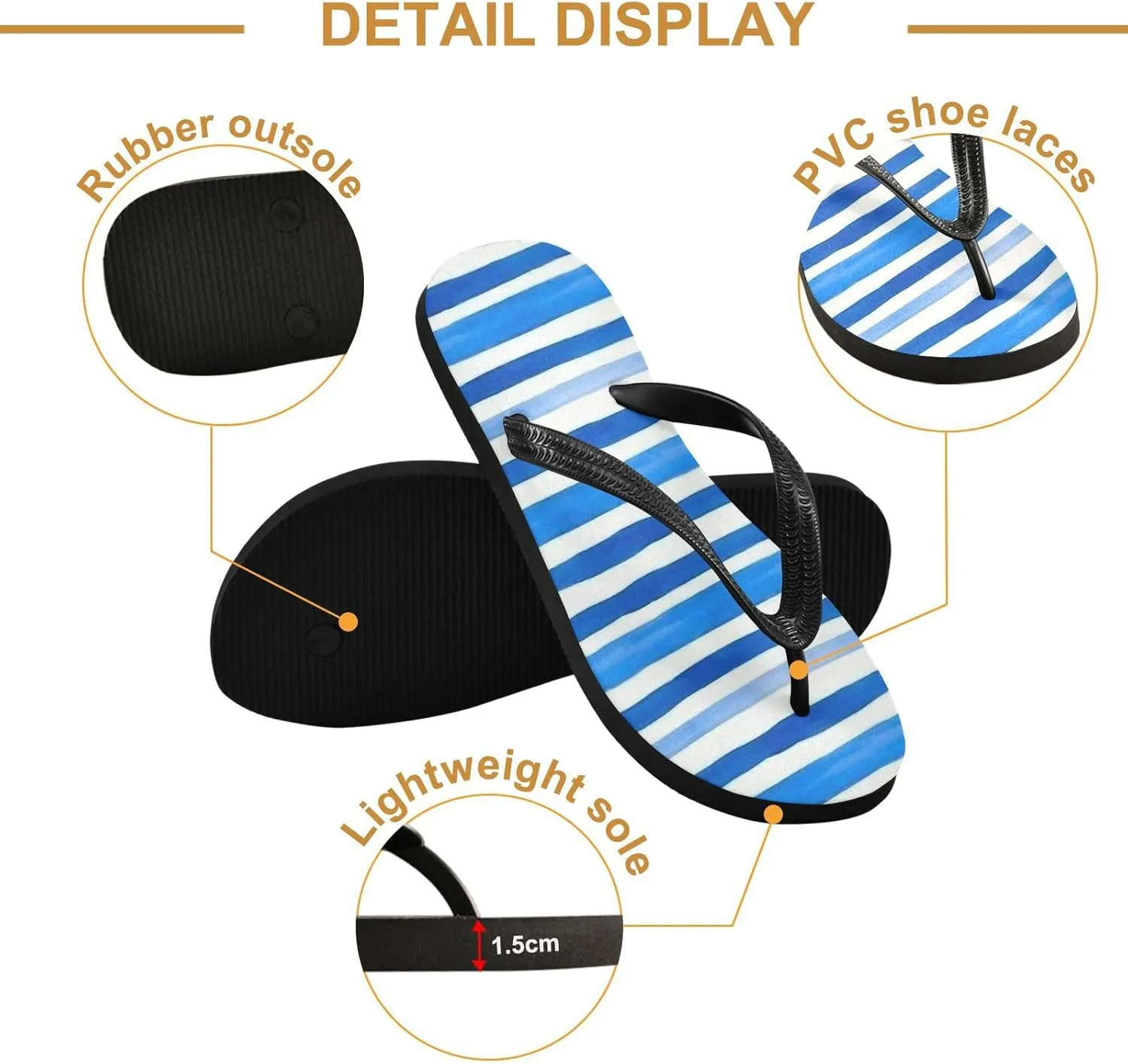 MNSRUU EVA Rubber Flip Flops for Men & Women,Unisex Sandals Soft Cushion Footbed Comfort flip-flops