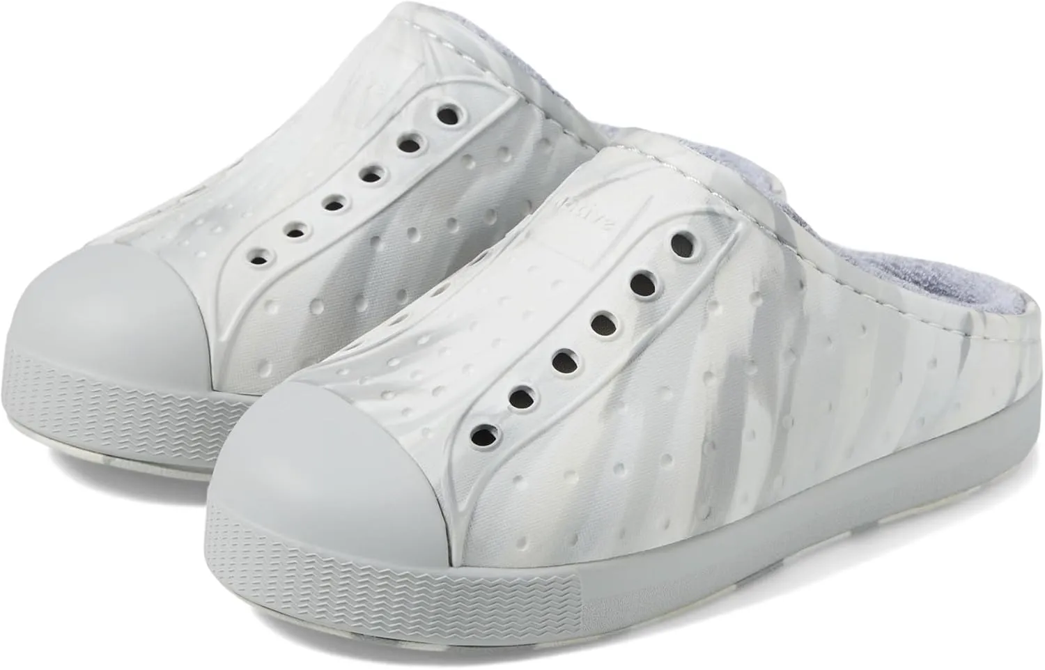Native Shoes Kids Jefferson French Terry (Little Kid/Big Kid) - Shoes for Kids - Synthetic Outsole
