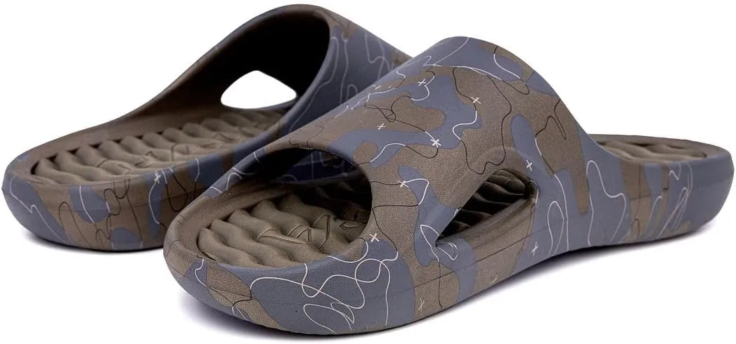 Nautica Men's Athletic Slides Sport Shower Sandals for Indoor & Outdoor - Lightweight, Durable and Comfortable