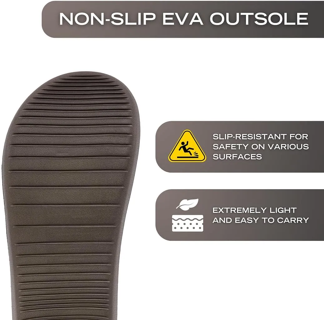 Nautica Men's Athletic Slides Sport Shower Sandals for Indoor & Outdoor - Lightweight, Durable and Comfortable