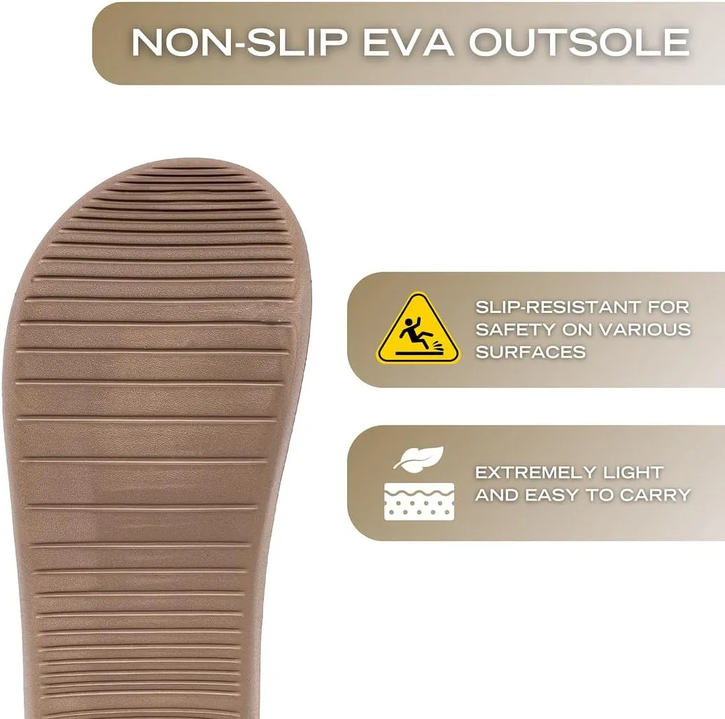 Nautica Men's Athletic Slides Sport Shower Sandals for Indoor & Outdoor - Lightweight, Durable and Comfortable