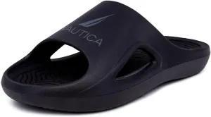 Nautica Men's Athletic Slides Sport Shower Sandals for Indoor & Outdoor - Lightweight, Durable and Comfortable