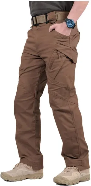 NAVEKULL Men's Military Cargo Tactical Pants Ripstop Lightweight Cotton Stretch Combat Outdoor Hiking Pants