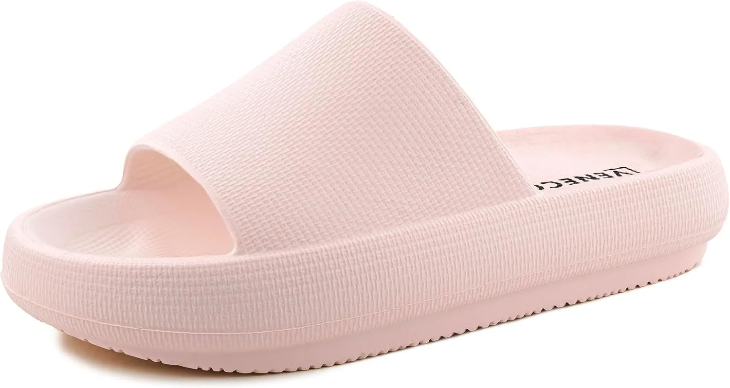 Nube Pillow Slippers For Women and Men House Shoes, Shower Slide, Cloud Slippers, Bathroom Shoes Cushioned Thick Sole Beach Sandals, Lightweight Non-Slip Sandals