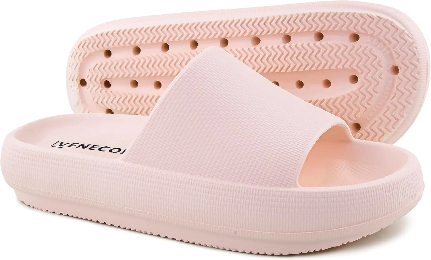 Nube Pillow Slippers For Women and Men House Shoes, Shower Slide, Cloud Slippers, Bathroom Shoes Cushioned Thick Sole Beach Sandals, Lightweight Non-Slip Sandals