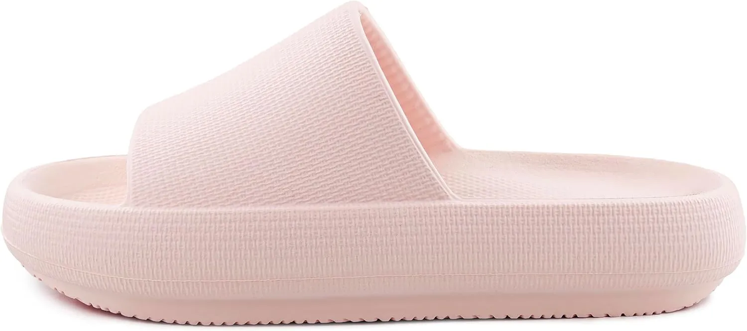 Nube Pillow Slippers For Women and Men House Shoes, Shower Slide, Cloud Slippers, Bathroom Shoes Cushioned Thick Sole Beach Sandals, Lightweight Non-Slip Sandals