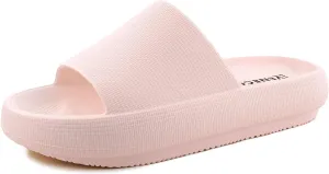 Nube Pillow Slippers For Women and Men House Shoes, Shower Slide, Cloud Slippers, Bathroom Shoes Cushioned Thick Sole Beach Sandals, Lightweight Non-Slip Sandals