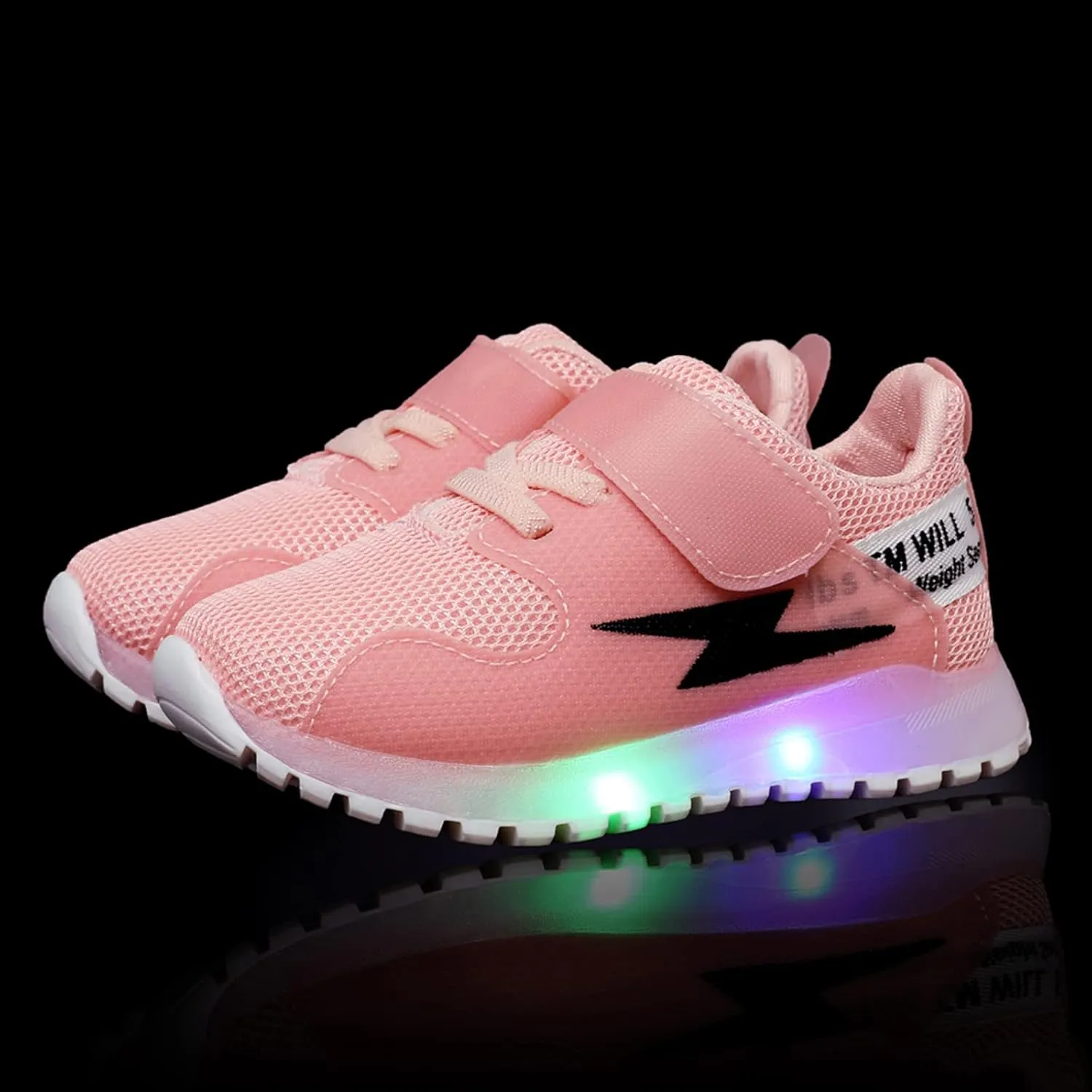 PATPAT Toddler Shoes with LED Light Up - Shiny Toddler Sneakers for Girls & Boys - Perfect for Christmas & Birthday