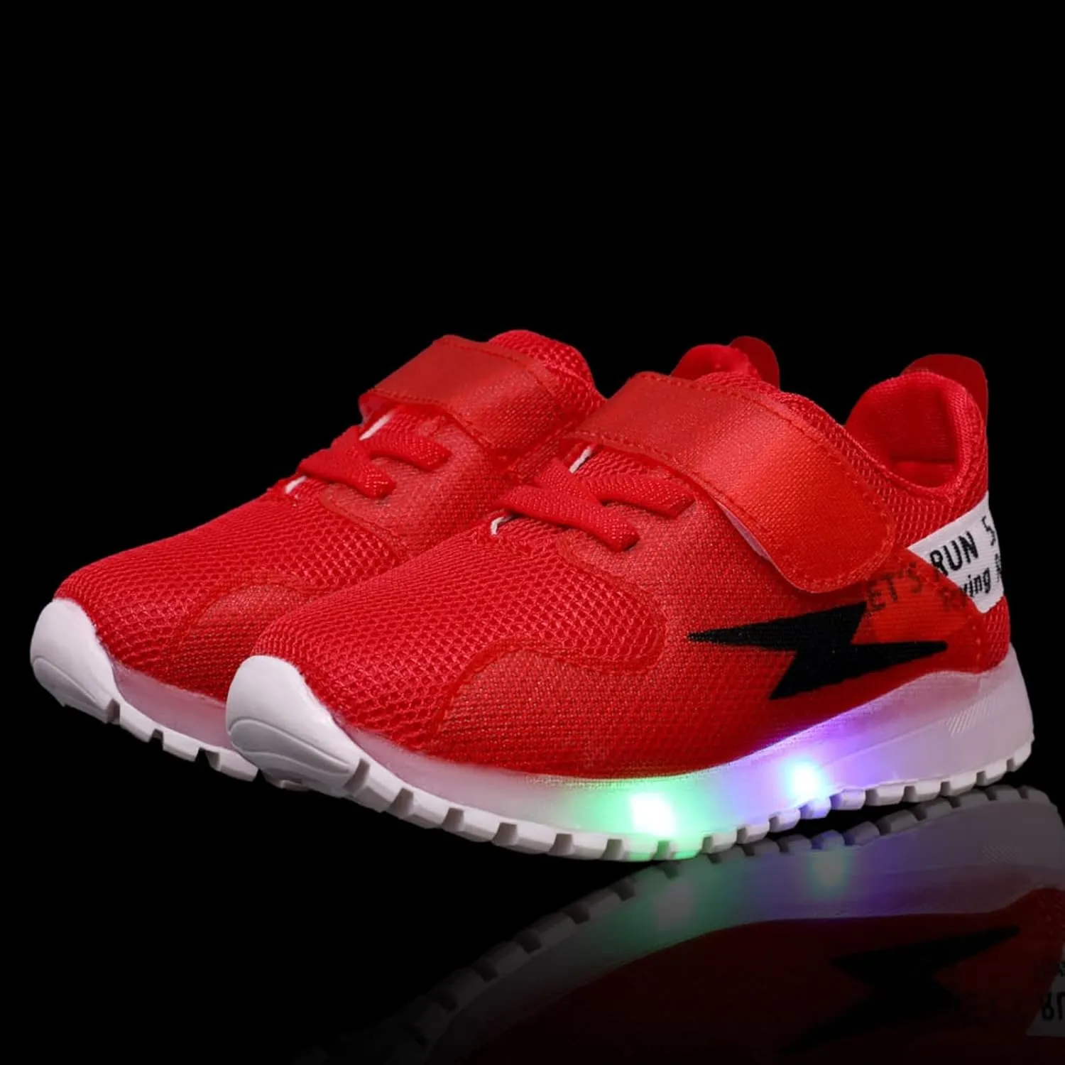 PATPAT Toddler Shoes with LED Light Up - Shiny Toddler Sneakers for Girls & Boys - Perfect for Christmas & Birthday