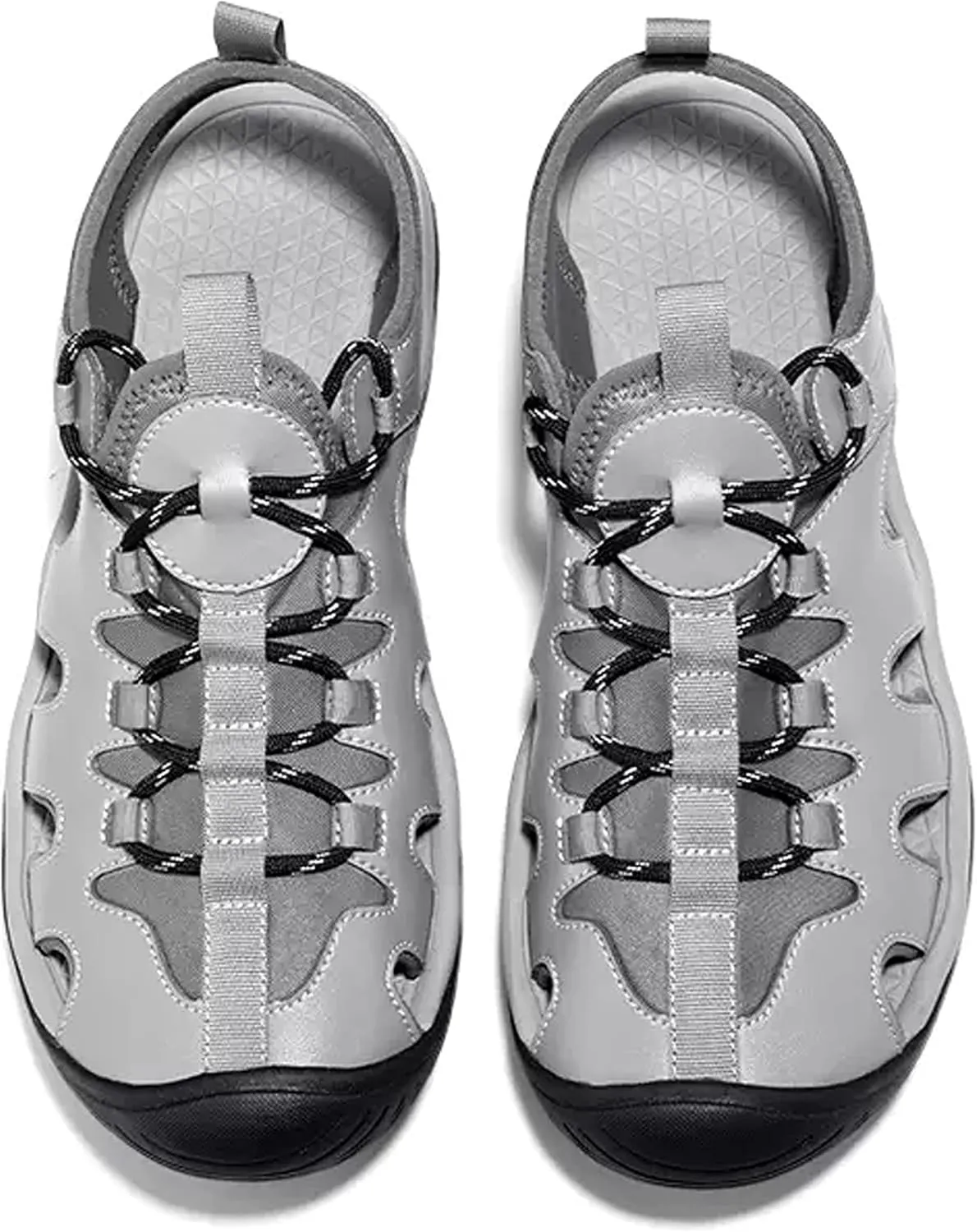 PGM Men's Golf Sandals, Lightweight Spiked Sport Sandals for Men, Comfortable & Breathable Casual Athletic Sandals, Anti-Slip Golf Walking Shoes for Outdoor, Protective Toe Caps