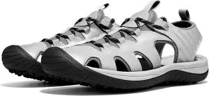 PGM Men's Golf Sandals, Lightweight Spiked Sport Sandals for Men, Comfortable & Breathable Casual Athletic Sandals, Anti-Slip Golf Walking Shoes for Outdoor, Protective Toe Caps