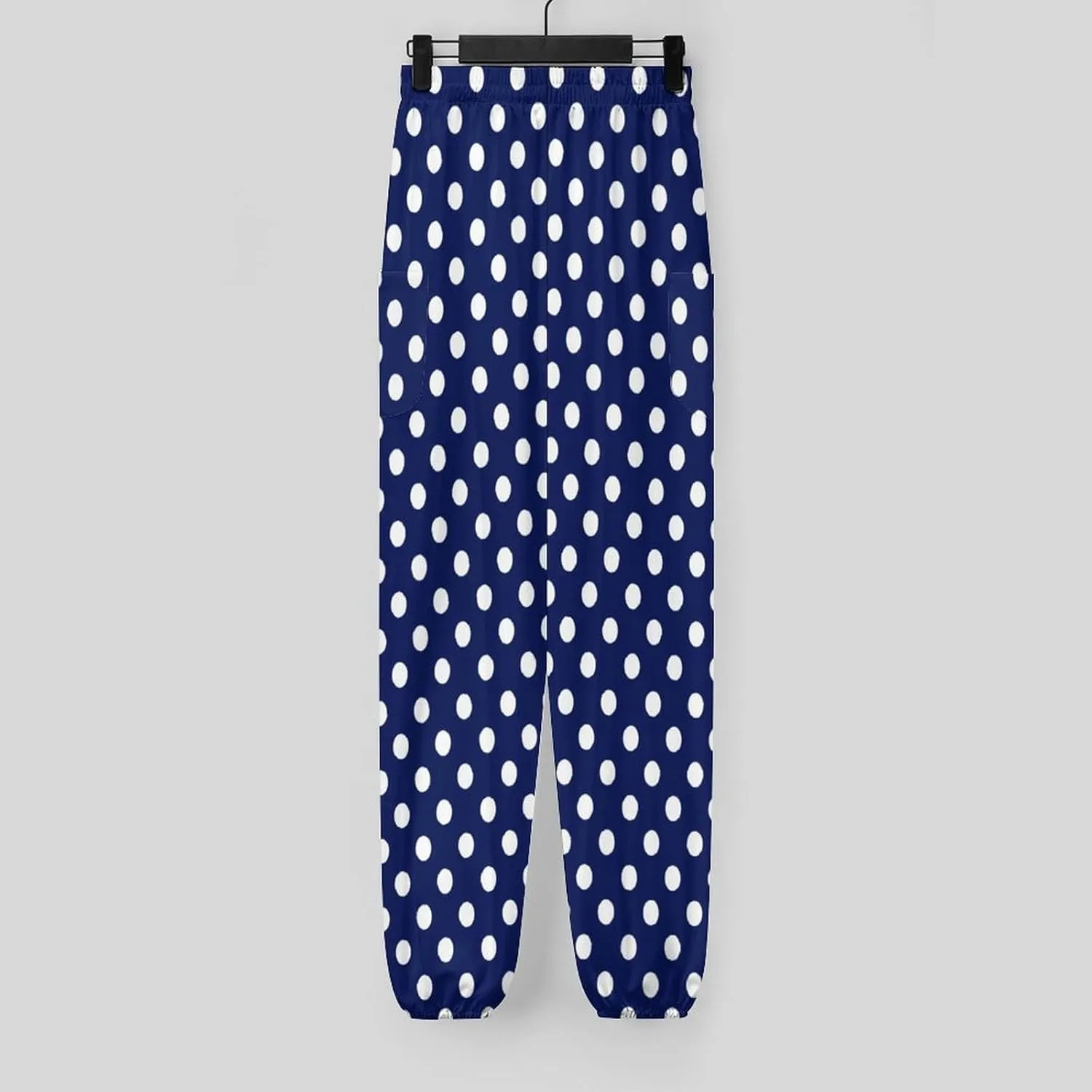 Polka Dots Yoga Bloomers Womens Hippie Harem Pant Beach Pants Elastic Gym Joggers Loose Casual Sportswear