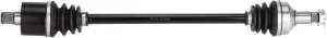 Rear CV Axle for Arctic Cat Wildcat 1000 LTD 4 4X Limited X1000 SE 2012 2013 2014 2015 2016 | 1 Left/Right Half Shaft | Greased | 4340 Chromoly Steel