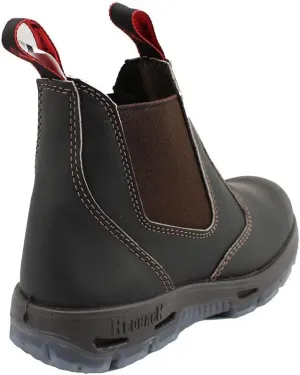 Red Back Boots USBOK Dark Brown Steel Toe Size 14 US/ 13 AU (on pull tags)