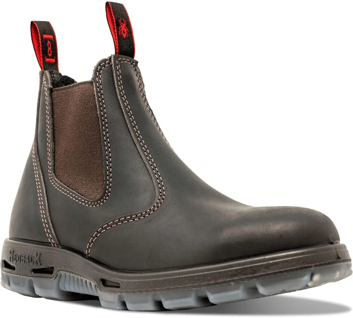 Redback Boots USBOK Dark Brown Steel Toe Size UK8 = US9