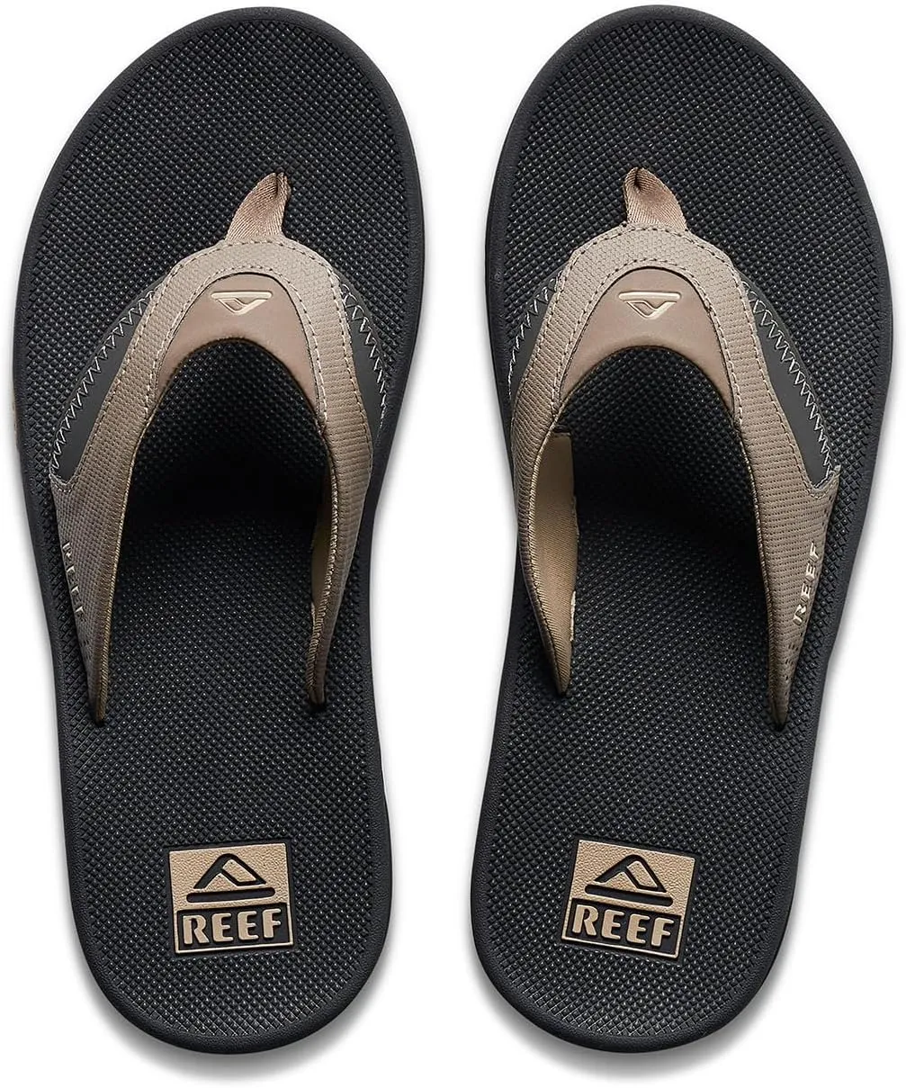 REEF Fanning Men's Bottle Opener Flip Flop, Arch Support, Durable Outsole, Water Friendly