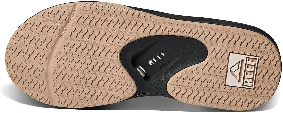 REEF Fanning Men's Bottle Opener Flip Flop, Arch Support, Durable Outsole, Water Friendly