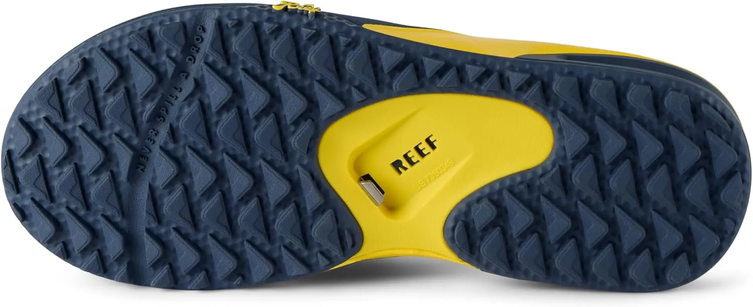 REEF Fanning Pregame Men's Bottle Opener Flip Flop, Arch Support, Durable Outsole, Water Friendly